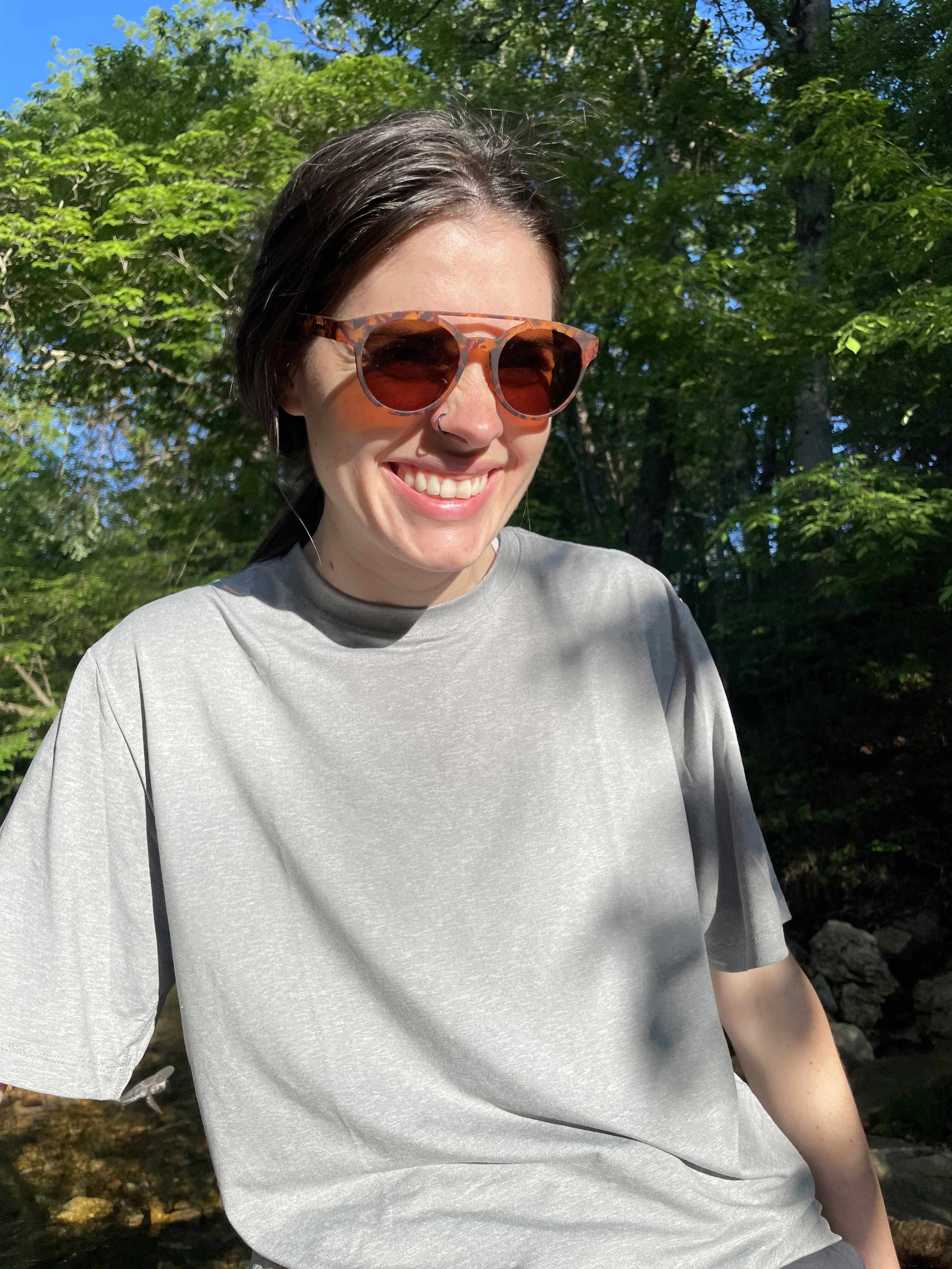 Photo of Mary in sunglasses.